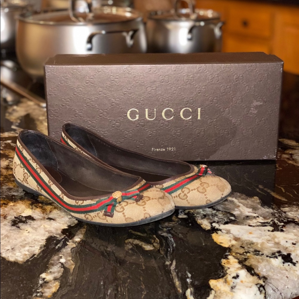 REAL GUCCI BALLET FLATS